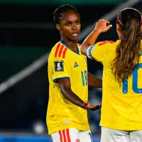 Leicy Santos y Linda Caicedo son dos de las figuras de la selección Colombia femenina. FOTO: X FCFSeleccioncol