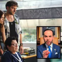 Abelardo de la Espriella estuvo anunciando en sus redes que había frenado el estreno de la serie Medusa. FOTOS: Colprensa y Captura de video