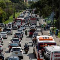En las vías del Suroeste, Occidente y Oriente de Antioquia habrá cierres y restricciones vehiculares durante este fin de semana del Día de la Madre. Foto: Andrés Camilo Suárez Echeverry