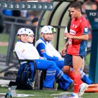 El futbolista antioqueño Juan Fernando Quintero ha disputado cinco partidos con el DIM. Marcó un gol contra Bucaramanga. Foto: Manuel Saldarriaga