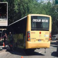 Imágenes del incidente vial que se dio en el occidente de Medellín. FOTO: Cortesía