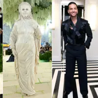 Bad Bunny usó maquillaje y prótesis para su traje. Heidi Klum también. Maluma llegó a la Met Gala vestido por su compatriota Haider Ackermann. FOTOS Getty