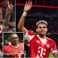 Luis Díaz fue una de las figuras del Bayern Múnich en la goleada 6-0 ante RB Leipzig por la primera fecha de la Bundesliga. Mientras que su papá fue protagonista en redes. FOTO: Redes sociales y @FCBayernES 
