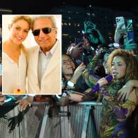 Shakira cantó ante 3,5 millones de personas en medio de un drama familiar por la salud de su padre. Fotos: Getty y @shakira