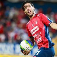 El volante argentino Agustín Martegani cumple destacada campaña con el Independiente Medellín. FOTO Manuel Saldarriaga
