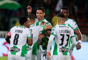 Nacional goleó a Envigado en el Atanasio. FOTO CARLOS VELÁSQUEZ