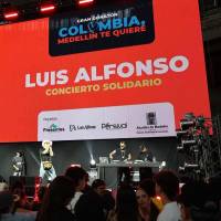 Luis Alfonso, fue uno de los organizadores del evento con la Alcaldía de Medellín, Presentes Corporación y Pérsival Producciones. Decenas de entidades públicas y privadas también apoyaron esta Gran Donatón. Foto: Cortesía. 