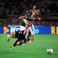 Jarlan barrera durante una de las acciones de juego en el duelo frente al Junior. FOTO COLPRENSA