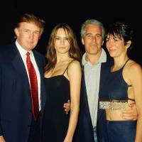 En la foto aparece Donald Trump y su actual esposa, Melania Trump, junto a Jeffrey Epstein y su pareja, Ghislaine Maxwell. Foto: Getty Images