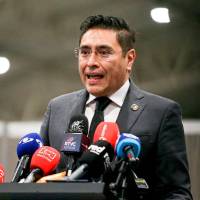 El presidente del CNE, Cristian Quiroz, destacó que el escrutinio avanza con “rapidez histórica” y está cerca de concluir para la Cámara de Representantes. FOTO: COLPRENSA