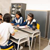Medellín aumentó su puntaje de 3,29 a 4,86 en la evaluación del Ministerio de Educación Nacional, un indicador de mejora en la gestión del sistema educativo. FOTO: Cortesía