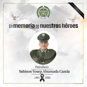 Asesinan a un patrullero de la Policía en un tiroteo en Cundinamarca