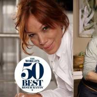 Leonor Espinosa y Jorge Rausch protagonizaron un fuerte intercambio público a raíz del debate sobre los rankings gastronómicos y el 50 Best. FOTO: Colprensa, 50 Best vía Instagram. 