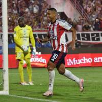 Nacional cayó 3-0 en su visita al Junior en la ida de la final de la Liga Betplay-1. FOTO CORTESÍA EL HERALDO