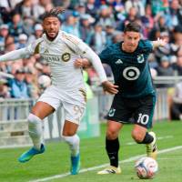 James Rodríguez registra 2 asistencias en 7 partidos ligueros con Minnesota United. FOTO: GETTY