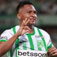 Alfredo Morelos, jugador cedido a Atlético Nacional, fue citado por el Santos para presentarse en la pretemporada, sin embargo, el jugador se ha negado y ha acusado al club brasilero de una deuda. Foto: Manuel Saldarriaga Quintero