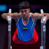 El colombiano Camilo Vera fue la gran figura nacional en el Panamericano de Gimnasia disputado en Río de Janeiro, Brasil, al ganar dos medallas de oro. FOTO GETTY