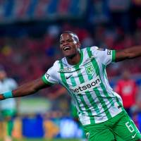 Andrés Felipe Román, entre las figuras de Atlético Nacional. FOTO: Camilo Suárez