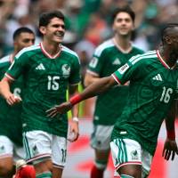 Julián Quiñones marcó el primer gol del Mundial, uno de los tantos con los que México venció 2-0 a Sudáfrica. FOTO AFP
