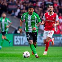 Juan Camilo “Cucho” Hernández acumula 12 goles y 3 asistencias en 32 partidos con Betis esta temporada. FOTO: GETTY