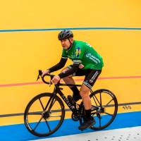 Martín Cochise Rodríguez también es asiduo visitante de la pista del velódromo que lleva su nombre. FOTO CAMILO SUÁREZ