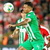 En la imagen aparece César Haydar durante el partido frente a Santa Fe. FOTO COLPRENSA