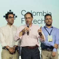 El vicepresidente, José Manuel Restrepo, en el Latam Fintech 2026. FOTO: Cortesía Colombia Fintech.