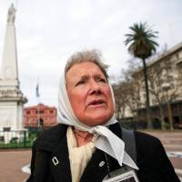 Nora Cortiñas se convirtió en un referente del movimiento de derechos humanos en Argentina. FOTO: GETTY