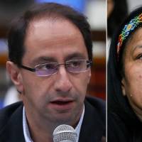 Los colombianos exigen un debate de fórmulas vicepresidenciales entre José Manuel Restrepo y Aida Quilcué. FOTOS: Colprensa 