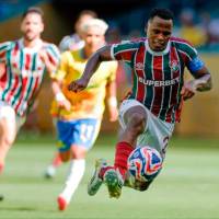 Jhon Arias durante su actuación con Fluminense en el Mundial de Clubes, avanzando hasta semifinal, donde perdieron con el Chelsea. FOTO GETTY 