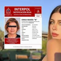 Captura en Venezuela de Érika María Herrera, la suegra de la exreina Carolina Flores Gómez, asesinada en México. FOTOS: INTERPOL - Cortesía 