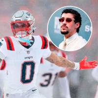 El jugador de origen colombiano Christian González jugará este domingo en el Super Bowl en el que Bad Bunny se presentará en el show de medio tiempo. FOTOS: Getty