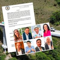 El Consejo de Estado ratificó la investidura de los congresistas demandados por haber donado a la vaca por las vías de Antioquia en 2024. Fotos: Manuel Saldarriaga, Cámara de Representantes y Consejo de Estado