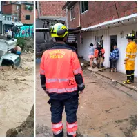 Inundaciones en sectores cercanos a La Picacha y Altavista tras el aguacero que cayó sobre Medellín en la tarde de este domingo 7 de diciembre. FOTOS cortesía y Twitter