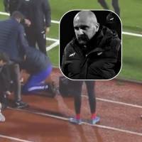 El entrenador del Radnicki 1923 falleció en pleno partido de la Superliga serbia, a los 44 años. FOTOS: Capturas de pantalla 