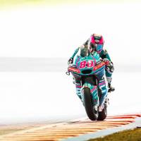 David Alonso en los libres en el circuito de Motegi, Japón. FOTO: X AsparTeam