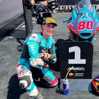 El piloto David Alonso, del Aspar Team, es uno de los corredores con mejor proyección para llegar al Moto GP en los próximos años. Foto: tomada del x de @AsparTeam