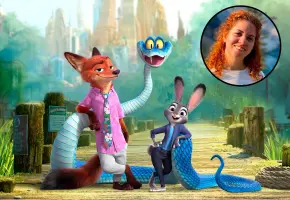 Daniela Restrepo (en el círculo) trabajó en los efectos de cada personaje en Zootopia 2 como el pelo y la ropa, por ejemplo. FOTOS Cortesía Disney Animations
