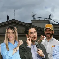 La encuesta GAD3 midió los posibles escenarios en segunda vuelta incluyendo a candidatos como Paloma Valencia, Iván Cepeda, Abelardo de la Espriella y Sergio Fajardo. Fotos: Colprensa y EL COLOMBIANO