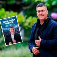 Eduardo Luis pasó por Medellín presentando su libro Insistir, persistir y no desistir. FOTOS Camilo Suárez y Cortesía Ed. Aguilar.