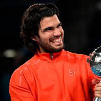 Carlos Alcaraz, vencedor en Tokio, es actualmente el número tres del tenis mundial. FOTO AFP
