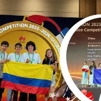 El grupo obtuvo el primer lugar en Colombia, el segundo en América Latina y finalmente el segundo puesto mundial en una de las competencias de tecnología más reconocidas a nivel internacional. FOTO: UNIVERSIDAD NACIONAL.