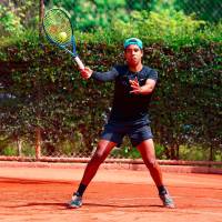 Juan Miguel Bolívar tuvo un exitoso debut en el Abierto de Australia Junior. FOTO FEDECOLTENIS
