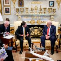 Donald Trump y Gustavo Petro se reunieron este martes en la Casa Blanca. FOTO: Tomada de X @WhiteHouse