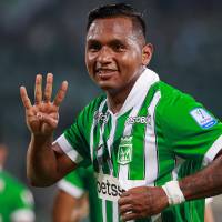 Alfredo Morelos es una baja sensible para Nacional. FOTO MANUEL SALDARRIAGA