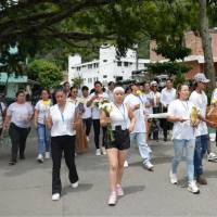 Imagen de una de la entrega de los cuerpos en el municipio de Dabeiba. FOTO: Cortesía.