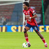 DIM disputará su partido frente a Millonarios por la fecha 4 de la Liga, este martes a las 6:00 p.m. En la imagen aparece Didier Moreno. FOTO MANUEL SALDARRIAGA