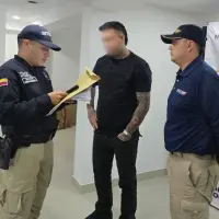 Un extranjero con circular roja de Interpol fue capturado el 16 de enero en el municipio de Sopetrán, Antioquia. FOTO: Migración Colombia 