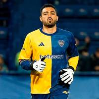 Álvaro Montero en el calentamiento antes del Boca vs. Sao Paulo. FOTO: X BocaJrs