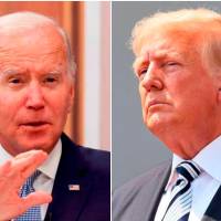 El presidente Joe Biden y el expresidente Donald Trump, repetirían candidatura y se enfrentarían de nuevo en las elecciones de noviembre en EE. UU. FOTOS: Getty